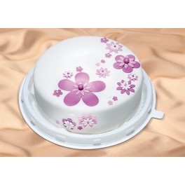 Dekorierte Torte "Veilchen"
