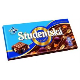 Studentsk&aacute; Pečeť Milchschokolade 200g